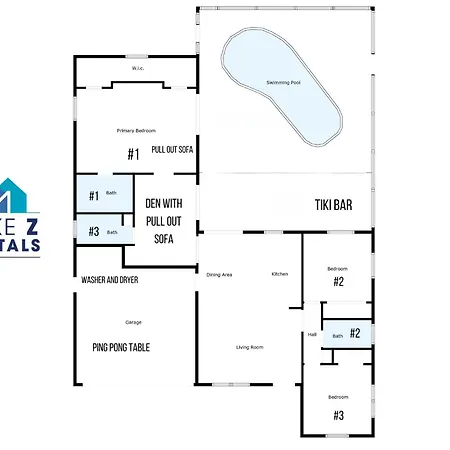 Salt Water Heated Pool Home With A Tiki Bar, A Garage Game Room And 4 Bikes Naples Exterior photo